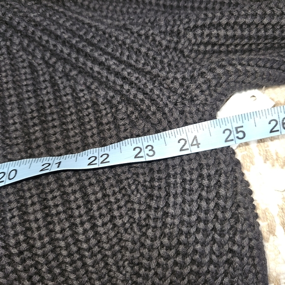NWT! Cotton Sweater Shaker Stitch Mock Neck Women's XXL Black Fisherman NEW - Picture 12 of 13